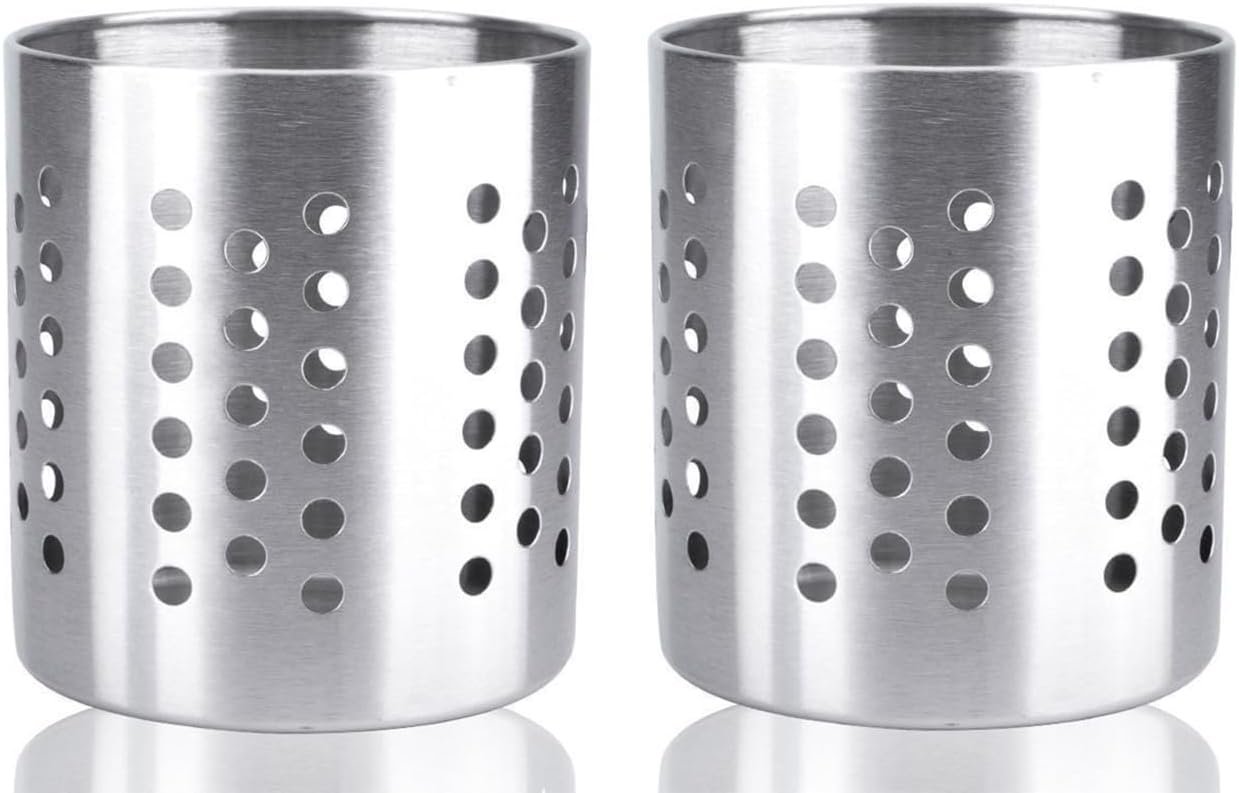 2PCS Stainless Steel Utensil Holder