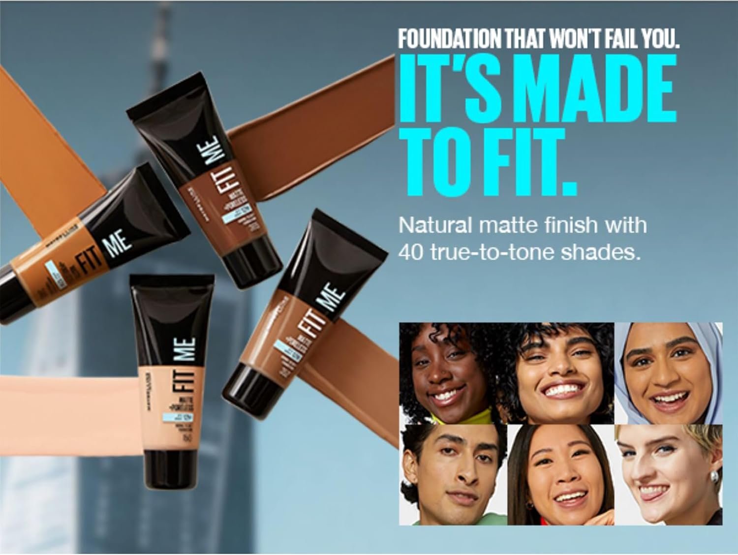 MAYBELLINE New York New York New York Fit Me Matte & Poreless Foundation - Image 7
