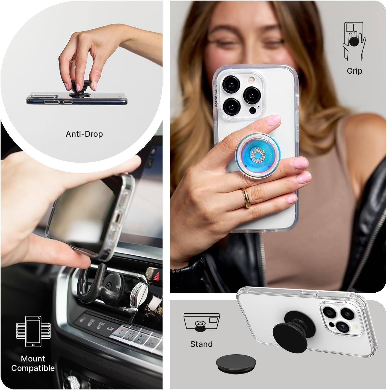 Popgrip With Swappable Top For Phones & Tablets - Image 8
